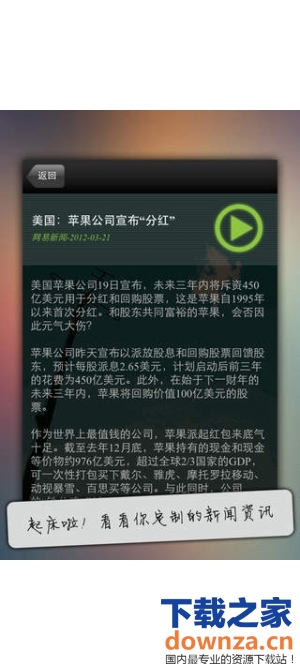 苹果手机起床资讯闹钟iphone/ipad版截图