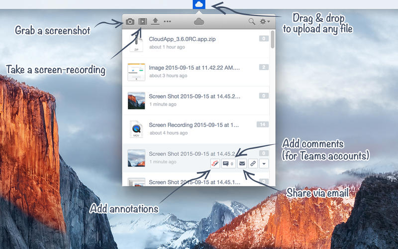 CloudApp Mac版截图