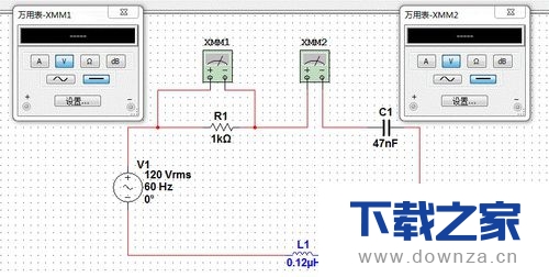 multisim中如何使用探针检测和显示电压和电流