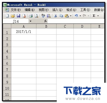 Excel2016隔行插入连续日期的详细教程截图