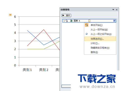 ppt制作出动态折线图的简单教程截图