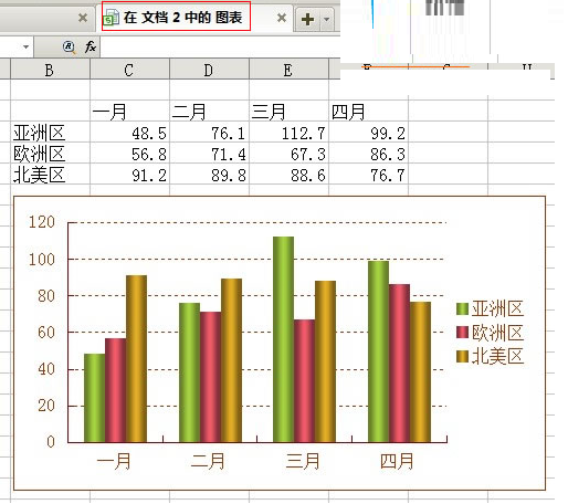 运用WPS快速插入图表的简单技巧截图