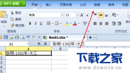 小秘诀!轻松做到wps表格分隔字段的方法介绍截图