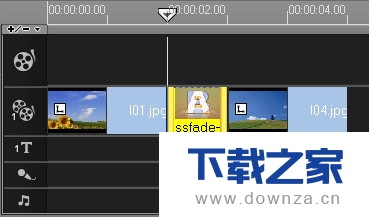 会声会影在覆叠轨中应用转场的详细教程截图