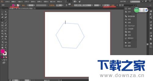 如何使用AI在多边形周边加文字?截图