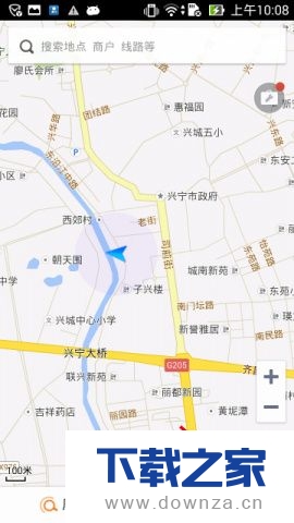 在老虎地图中使用GPS定位的操作步骤截图