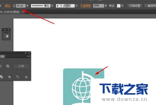 使用Ai做出地球仪图标的图文教程截图