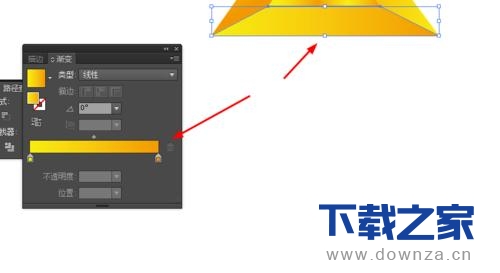 使用Ai做出金色立体三角形的图文教程截图
