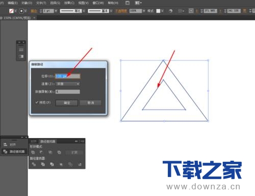 使用Ai做出金色立体三角形的图文教程截图