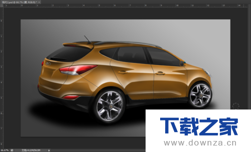 利用PS画出汽车的具体操作方法截图