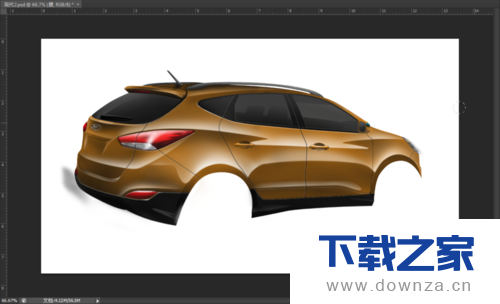 利用PS画出汽车的具体操作方法截图