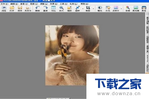 利用光影魔术手给人物图像美容的具体操作流程截图