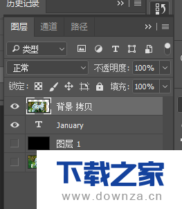 用PS剪贴蒙板 打造花背景文字的具体操作步骤截图
