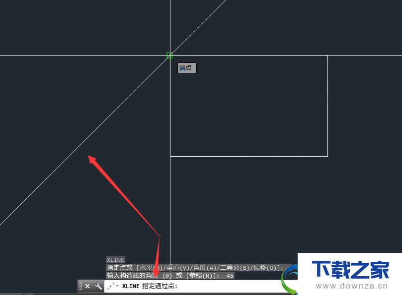 使用CAD画角度直线的方法大全截图