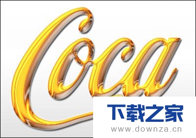 在PS中做出黄金效果字体的操作流程