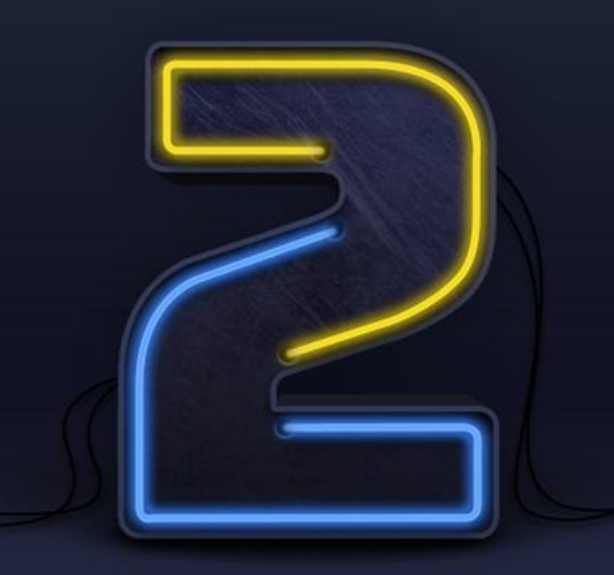 利用PS制作高端的3D荧光灯字体的图文教程截图