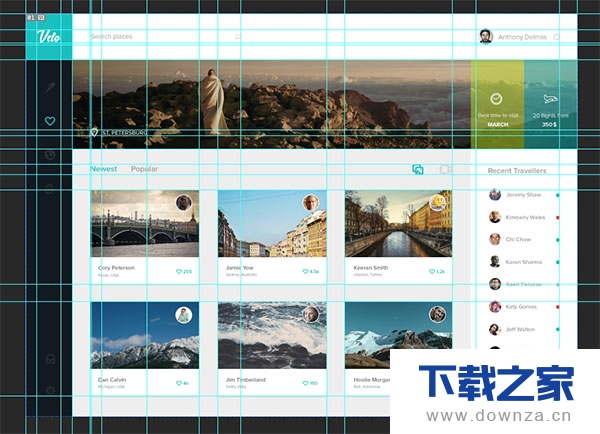 photoshop中进行切图的具体操作流程截图