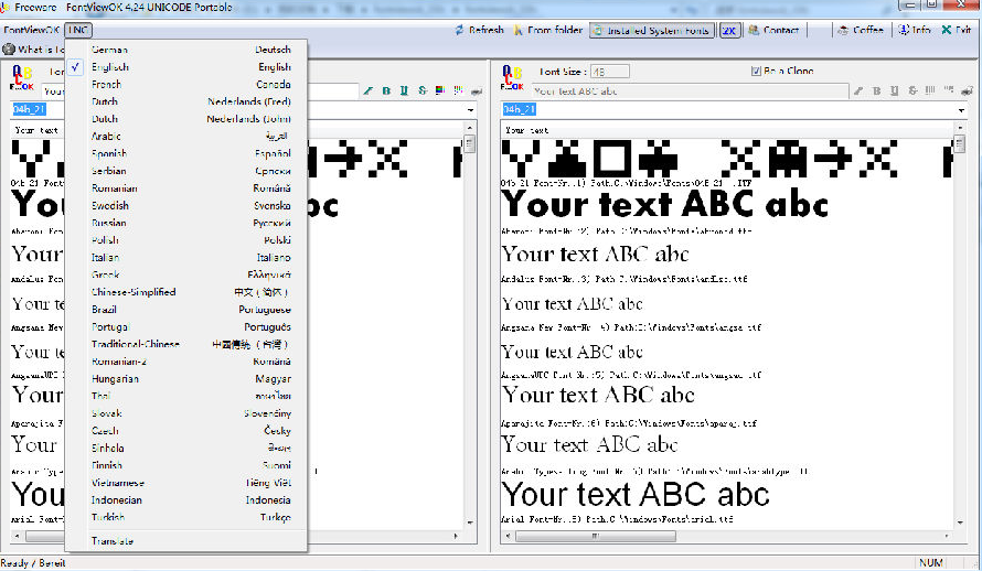 FontViewOK 8.21 download the new