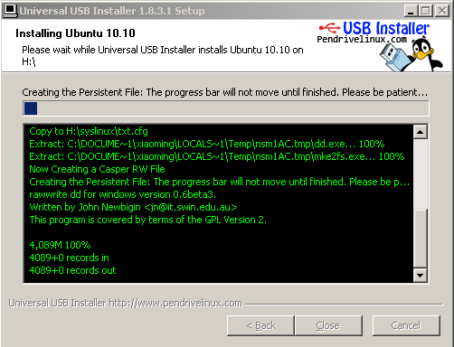 universal usb installer 2.0.01 version