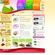 健康瘦身网站韩国网页模板免费版