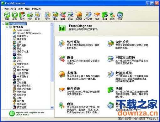 电脑性能检测工具(Fresh Diagnose)